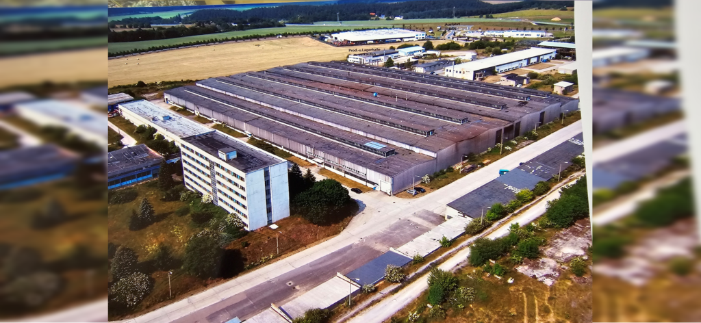 Ehemaliges Metall-Leichtbaukombinat (MLK) in Blankenburg aus Vogelperspektive
